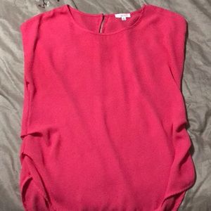 Hot pink blouse